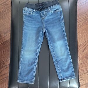 wonder nation Blue Stretch Denim Jeggings with Ribbed Waist